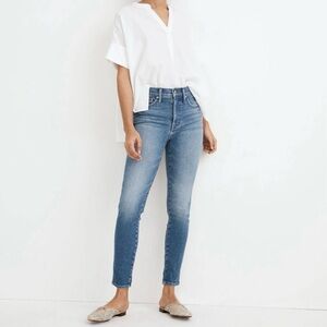 MADEWELL 10" High-Rise Skinny Crop Denim Jeans Size 29